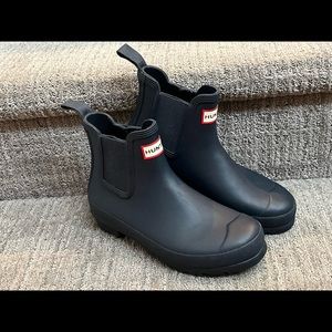 Hunter mini rain boot womens 7